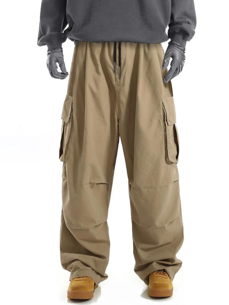 Elevate Your Outdoor Adventures with Our Men's Versatile Drawstring Cargo Pants - Perfect for Spring, Summer, and Fall!