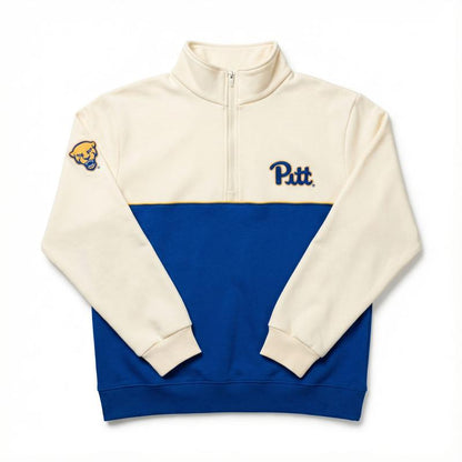 Elevate Your Campus Style with Our Cozy Embroidered College Quarter Zips!
