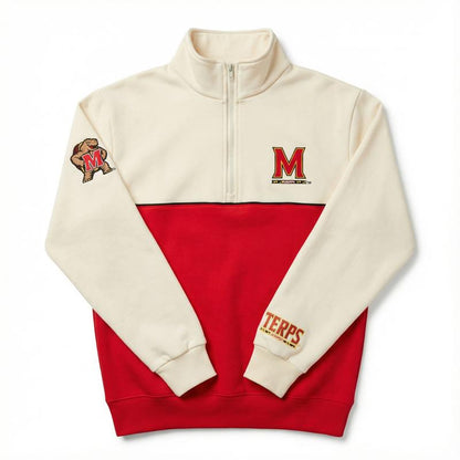 Elevate Your Campus Style with Our Cozy Embroidered College Quarter Zips!
