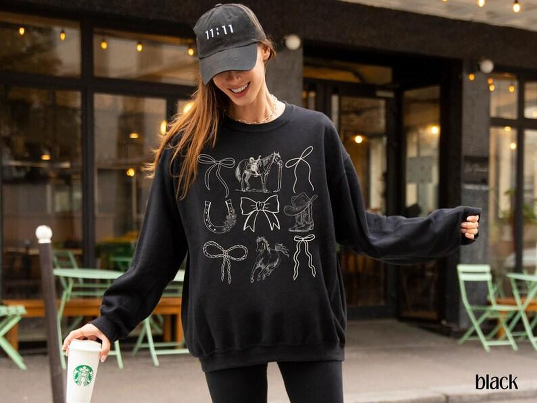 Cozy Up in Our Horse Girl Era Sweatshirt - Perfect Gift for Equestrian Lovers and Cowgirls! 🐴💖 #HorseLover #CowgirlStyle