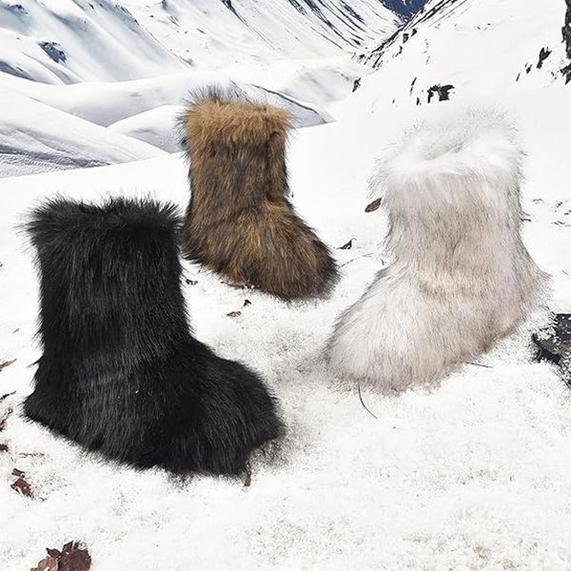 Cozy & Cute: Girls' Furry Winter Boots for Toddlers! Perfect for Snow Days! ❄️👢✨