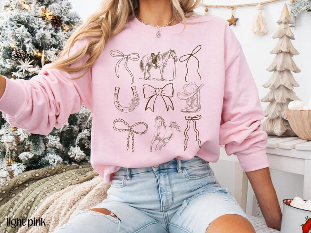 Cozy Up in Our Horse Girl Era Sweatshirt - Perfect Gift for Equestrian Lovers and Cowgirls! 🐴💖 #HorseLover #CowgirlStyle