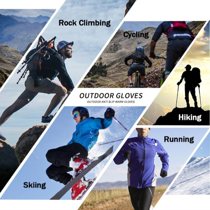 Stay Warm & Active! 🧤❄️ Check out our Durable Anti-Slip Touchscreen Gloves - Perfect for Cycling, Skiing, Running, and More! #OutdoorGear #WinterSports