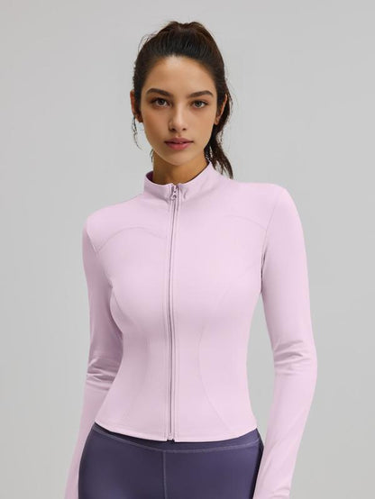 Elevate Your Workout Game with Our Slim Fit Zip-Up Sports Jacket - Perfect for Yoga, Tennis, and Everyday Style! 🏋️‍♀️✨ #FitnessFashion #WorkoutWear