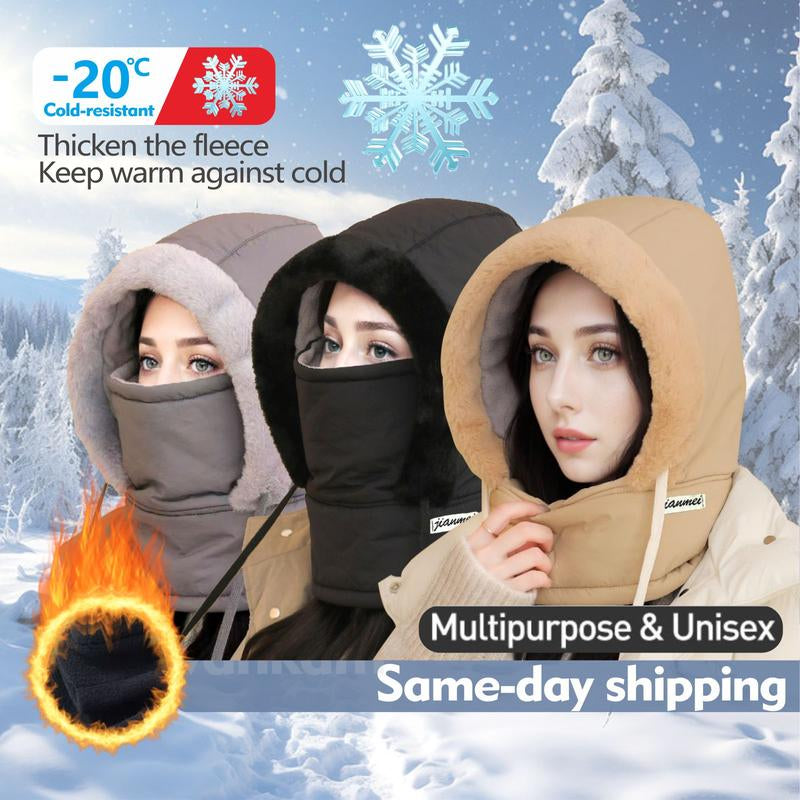 Ultimate 3-in-1 Thermal Balaclava for Winter Adventures - Windproof, Waterproof & Adjustable! Stay Cozy and Stylish Outdoors!