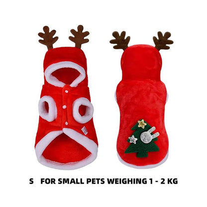 Get Your Furry Friends Ready for the Holidays with This Adorable Christmas Outfit! 🎄🐾 Perfect for Bunnies, Guinea Pigs, Kittens, and Puppies! 🦌✨