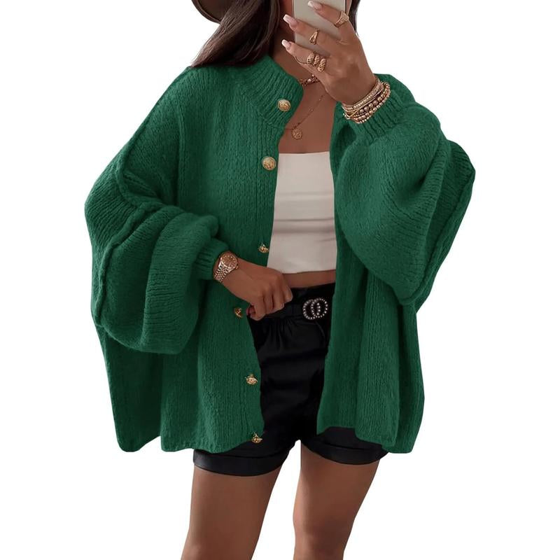 Embrace Cozy Elegance This Fall with Saodimallsu's Must-Have Oversized Cardigan!