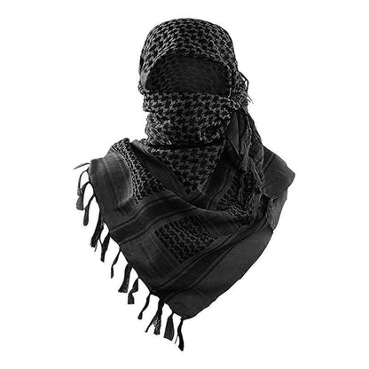 Stay stylish and protected with our Tactical Military Shemagh Scarf! 🌵 Perfect for hiking, camping, or airsoft, this breathable 100% cotton keffiyeh is a must-have for all seasons. Grab yours now and elevate your outdoor gear! 🏕️✨ #OutdoorStyle #Shemagh #