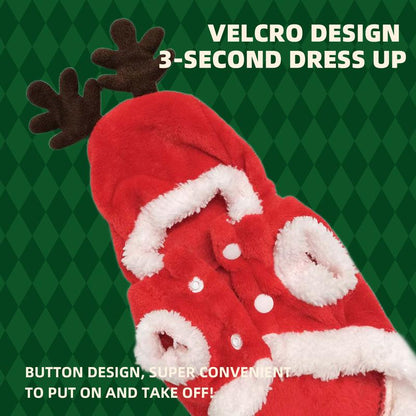 Get Your Furry Friends Ready for the Holidays with This Adorable Christmas Outfit! 🎄🐾 Perfect for Bunnies, Guinea Pigs, Kittens, and Puppies! 🦌✨