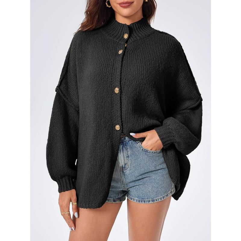 Embrace Cozy Elegance This Fall with Saodimallsu's Must-Have Oversized Cardigan!