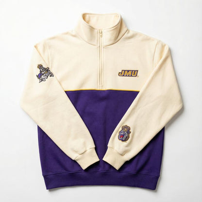 Elevate Your Campus Style with Our Cozy Embroidered College Quarter Zips!