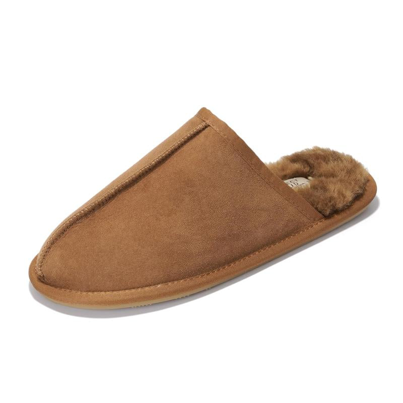 Step into comfort with Colin's Genuine Sheepskin House Slippers! 🐑✨ Featuring memory foam, lightweight design, and non-slip soles for ultimate coziness at home! #Slippers #Comfort #HomeStyle