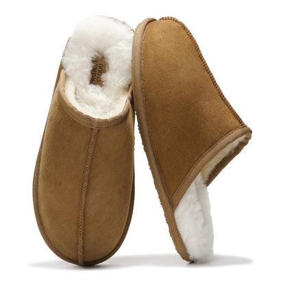 Step into comfort with Colin's Genuine Sheepskin House Slippers! 🐑✨ Featuring memory foam, lightweight design, and non-slip soles for ultimate coziness at home! #Slippers #Comfort #HomeStyle
