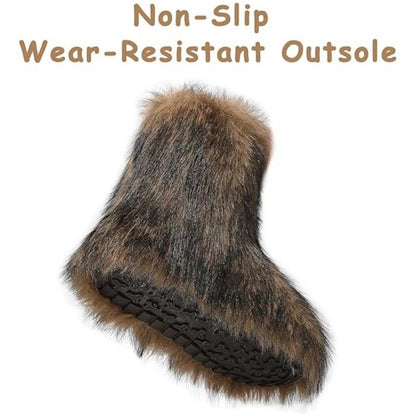 Cozy & Cute: Girls' Furry Winter Boots for Toddlers! Perfect for Snow Days! ❄️👢✨