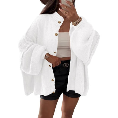 Embrace Cozy Elegance This Fall with Saodimallsu's Must-Have Oversized Cardigan!
