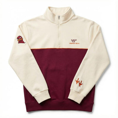 Elevate Your Campus Style with Our Cozy Embroidered College Quarter Zips!