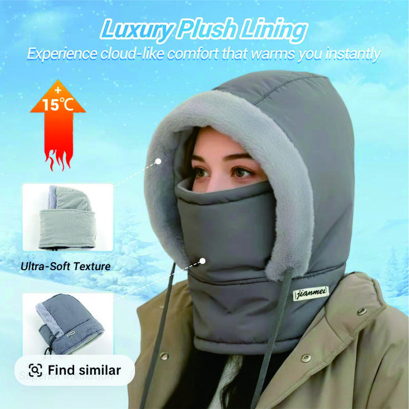Ultimate 3-in-1 Thermal Balaclava for Winter Adventures - Windproof, Waterproof & Adjustable! Stay Cozy and Stylish Outdoors!
