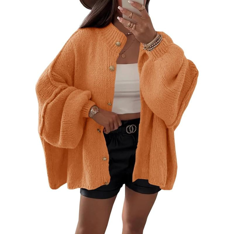 Embrace Cozy Elegance This Fall with Saodimallsu's Must-Have Oversized Cardigan!