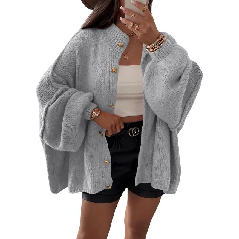 Embrace Cozy Elegance This Fall with Saodimallsu's Must-Have Oversized Cardigan!