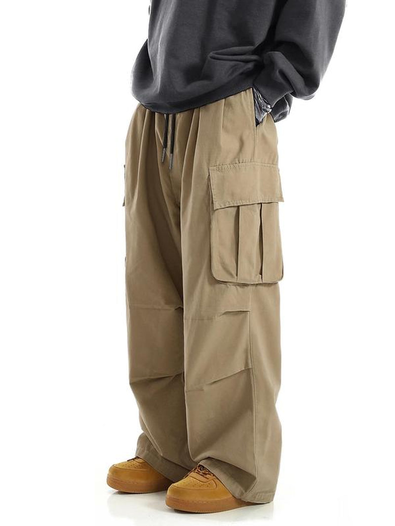 Elevate Your Outdoor Adventures with Our Men's Versatile Drawstring Cargo Pants - Perfect for Spring, Summer, and Fall!