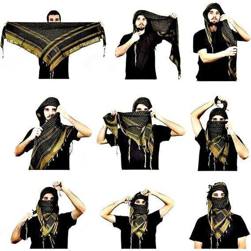 Stay stylish and protected with our Tactical Military Shemagh Scarf! 🌵 Perfect for hiking, camping, or airsoft, this breathable 100% cotton keffiyeh is a must-have for all seasons. Grab yours now and elevate your outdoor gear! 🏕️✨ #OutdoorStyle #Shemagh #