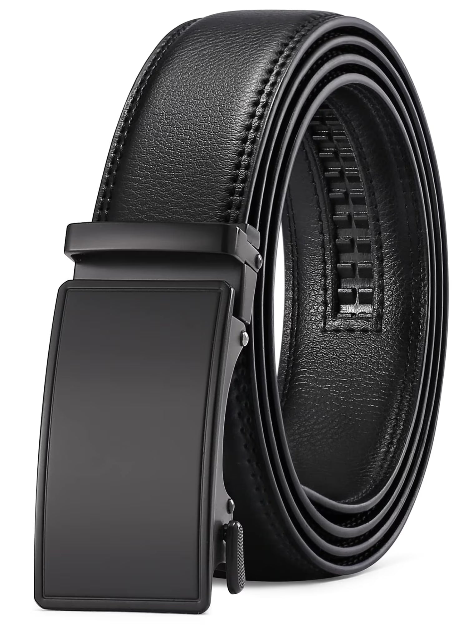 Elevate Your Wardrobe with Our Premium Men's Leather Automatic Ratchet Belt - Perfect for Every Occasion!