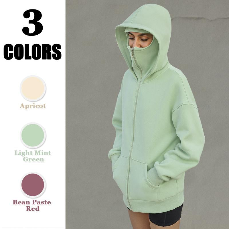 Stay Stylish & Cozy with Our Trendy Queen Balaclava Hoodie! Perfect for Outdoor Adventures! 🌟🖤 #FashionForward #OutdoorStyle