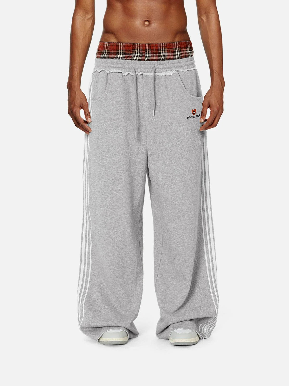 Elevate Your Comfort with Our Stylish Double Waist Baggy Sweatpants - Perfect for Street Style!