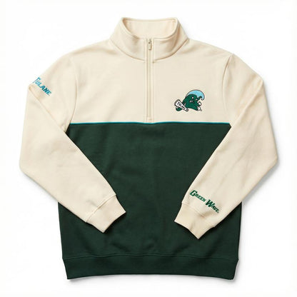 Elevate Your Campus Style with Our Cozy Embroidered College Quarter Zips!