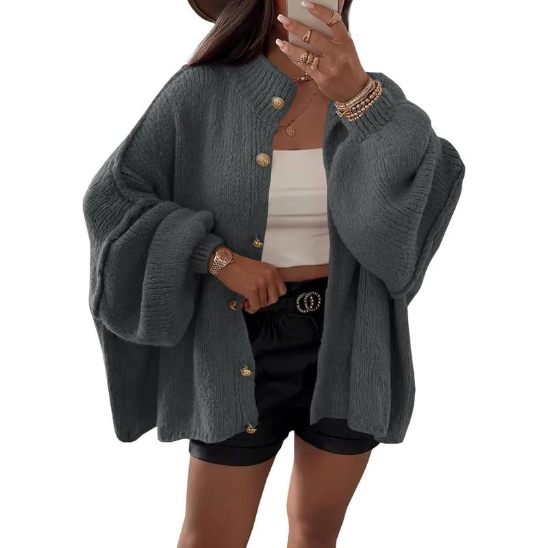 Embrace Cozy Elegance This Fall with Saodimallsu's Must-Have Oversized Cardigan!