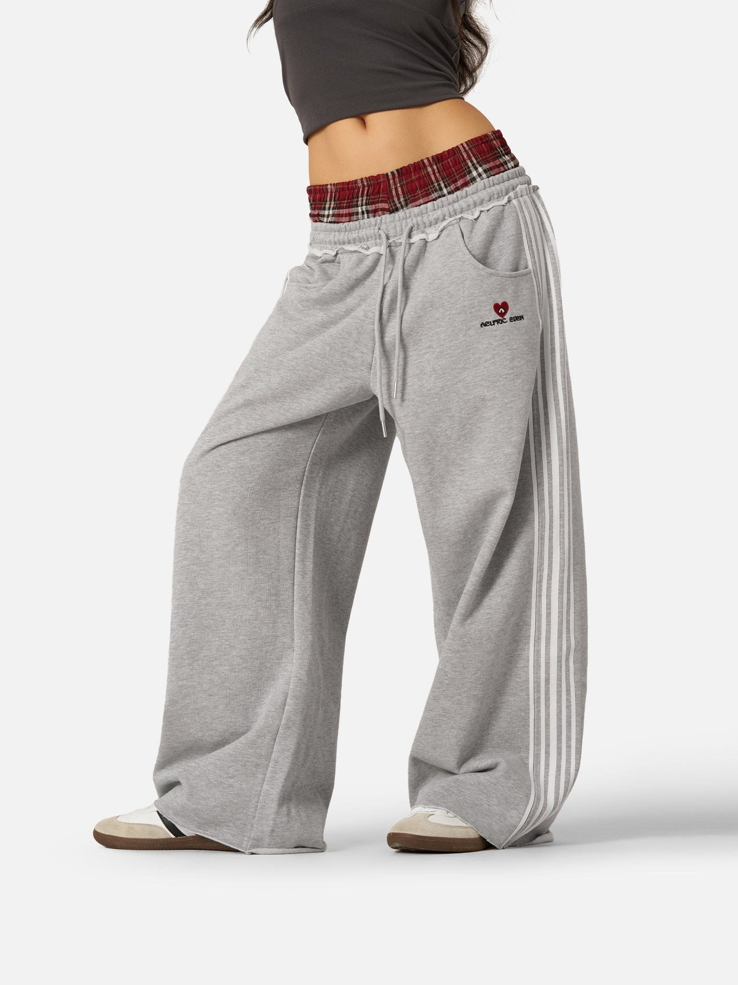 Elevate Your Comfort with Our Stylish Double Waist Baggy Sweatpants - Perfect for Street Style!