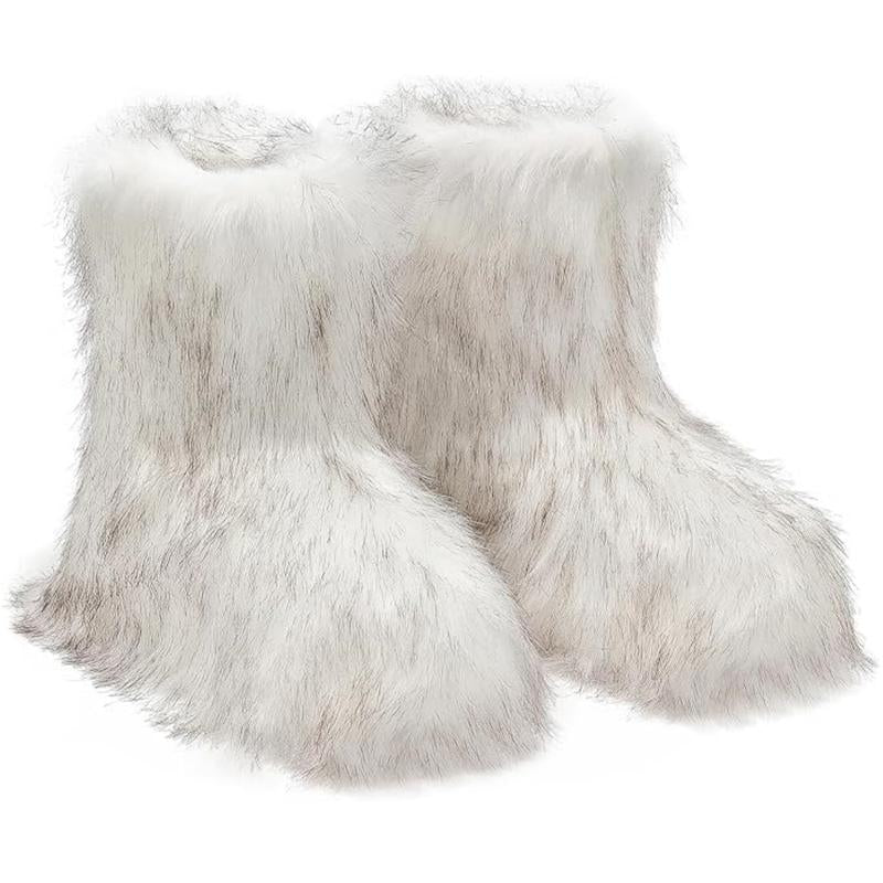 Cozy & Cute: Girls' Furry Winter Boots for Toddlers! Perfect for Snow Days! ❄️👢✨