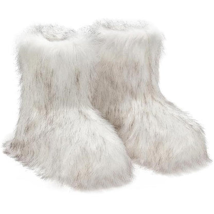 Cozy & Cute: Girls' Furry Winter Boots for Toddlers! Perfect for Snow Days! ❄️👢✨