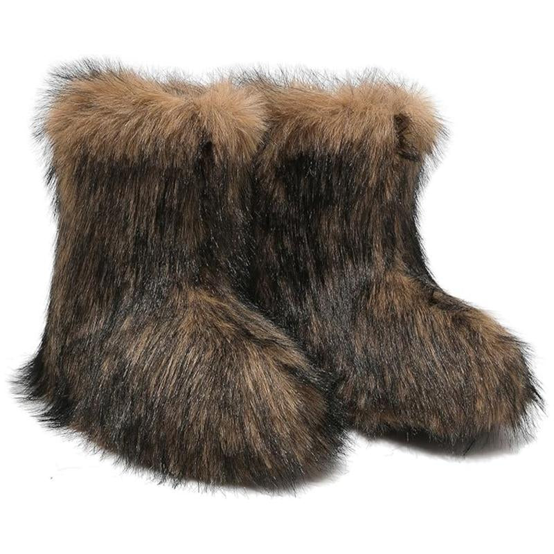 Cozy & Cute: Girls' Furry Winter Boots for Toddlers! Perfect for Snow Days! ❄️👢✨