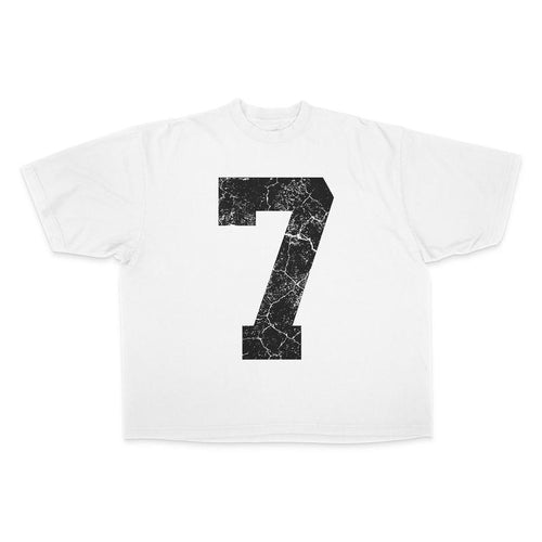Elevate Your Style with the 70X7 Super Oversized Drop Shoulder Tee in Classic White