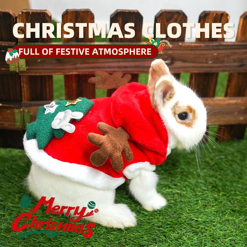 Get Your Furry Friends Ready for the Holidays with This Adorable Christmas Outfit! 🎄🐾 Perfect for Bunnies, Guinea Pigs, Kittens, and Puppies! 🦌✨