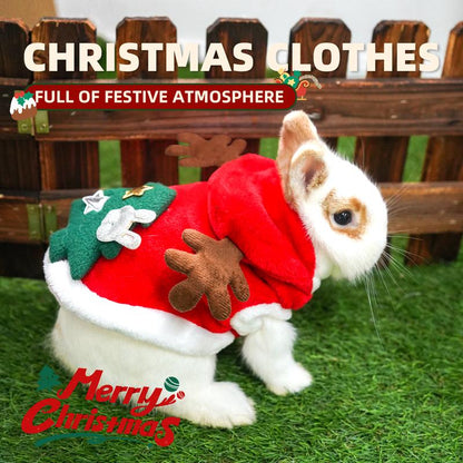 Get Your Furry Friends Ready for the Holidays with This Adorable Christmas Outfit! 🎄🐾 Perfect for Bunnies, Guinea Pigs, Kittens, and Puppies! 🦌✨