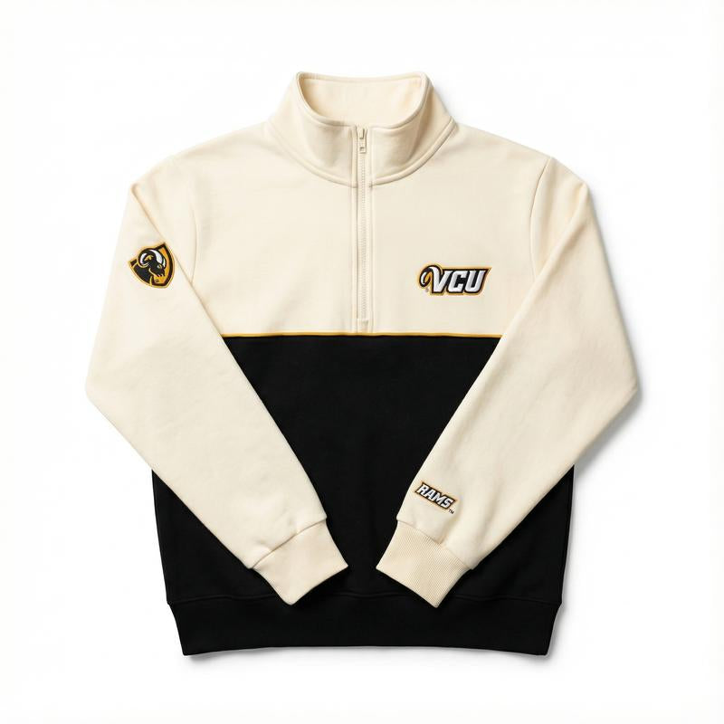 Elevate Your Campus Style with Our Cozy Embroidered College Quarter Zips!