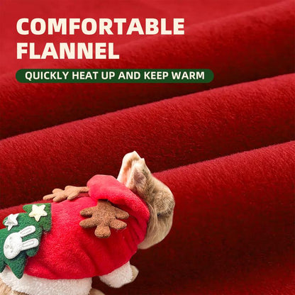 Get Your Furry Friends Ready for the Holidays with This Adorable Christmas Outfit! 🎄🐾 Perfect for Bunnies, Guinea Pigs, Kittens, and Puppies! 🦌✨