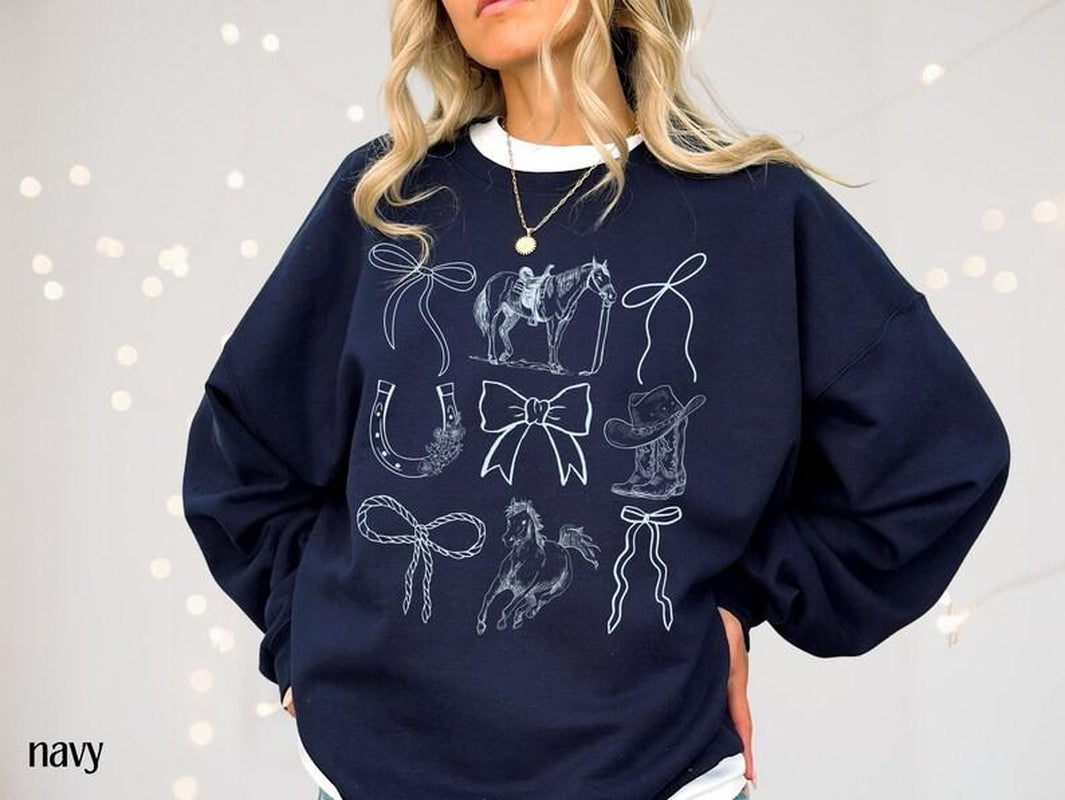 Cozy Up in Our Horse Girl Era Sweatshirt - Perfect Gift for Equestrian Lovers and Cowgirls! 🐴💖 #HorseLover #CowgirlStyle