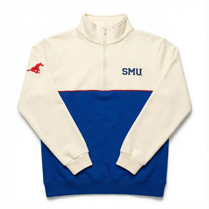 Elevate Your Campus Style with Our Cozy Embroidered College Quarter Zips!