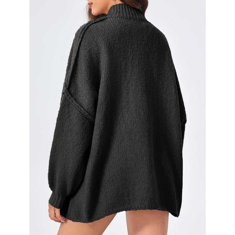 Embrace Cozy Elegance This Fall with Saodimallsu's Must-Have Oversized Cardigan!