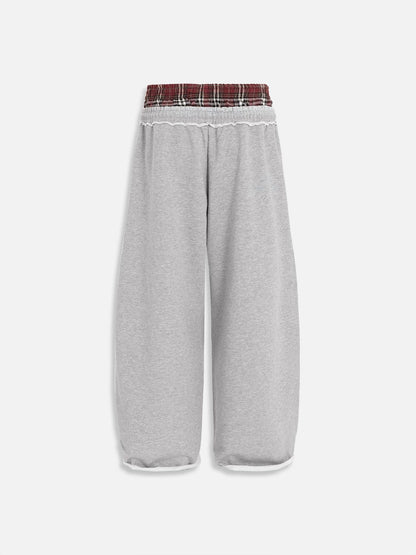 Elevate Your Comfort with Our Stylish Double Waist Baggy Sweatpants - Perfect for Street Style!